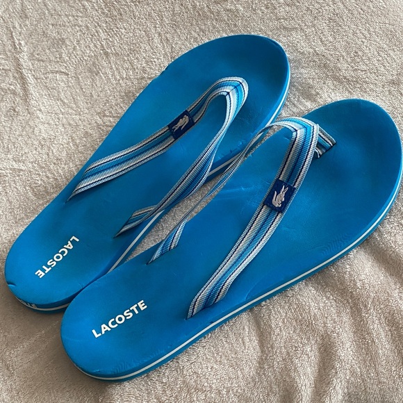 VINTAGE Lacoste Vibrant Blue Sandals main image 8